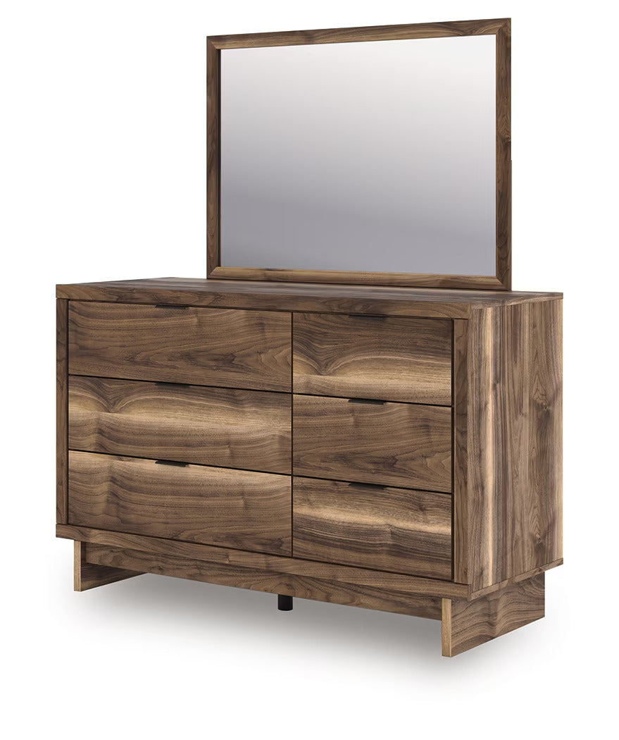 Chirason - Brown - Dresser And Mirror