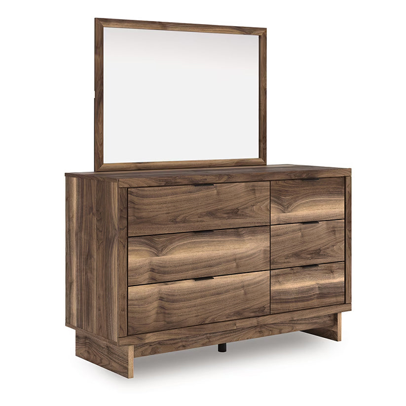 Chirason - Brown - Dresser And Mirror