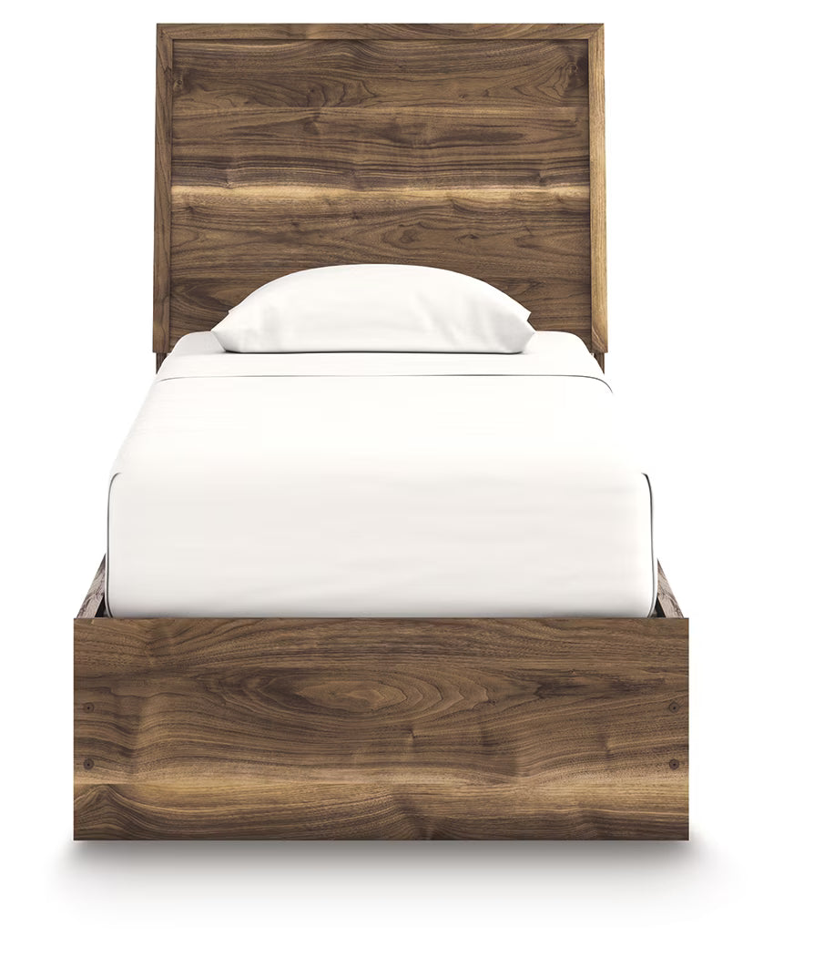 Chirason - Twin Panel Bed - Brown