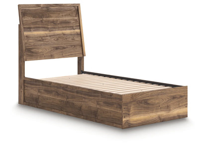 Chirason - Twin Panel Bed - Brown
