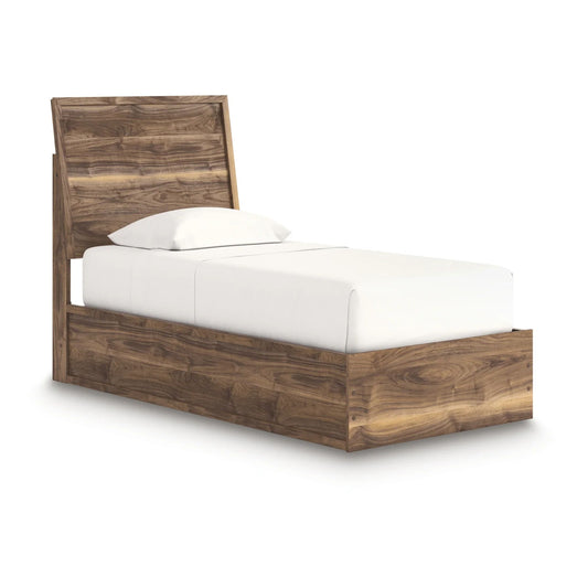 Chirason - Twin Panel Bed - Brown