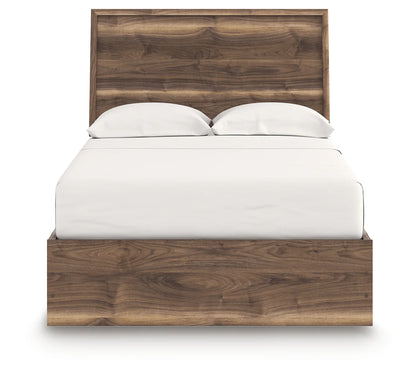 Chirason - Full Panel Bed With Storage - Brown