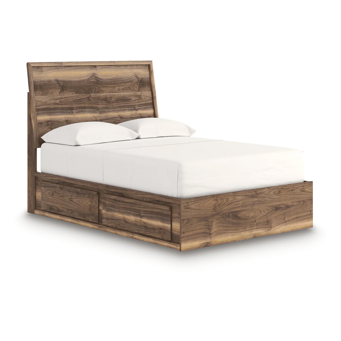 Chirason - Full Panel Bed With Storage - Brown