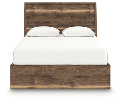 Chirason - Queen Panel Bed With Storage - Brown