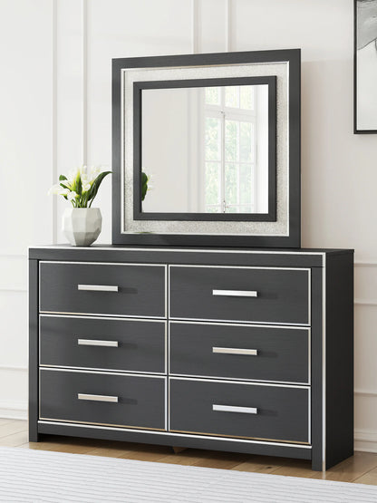 Zuraleus - Dresser And Mirror - Black