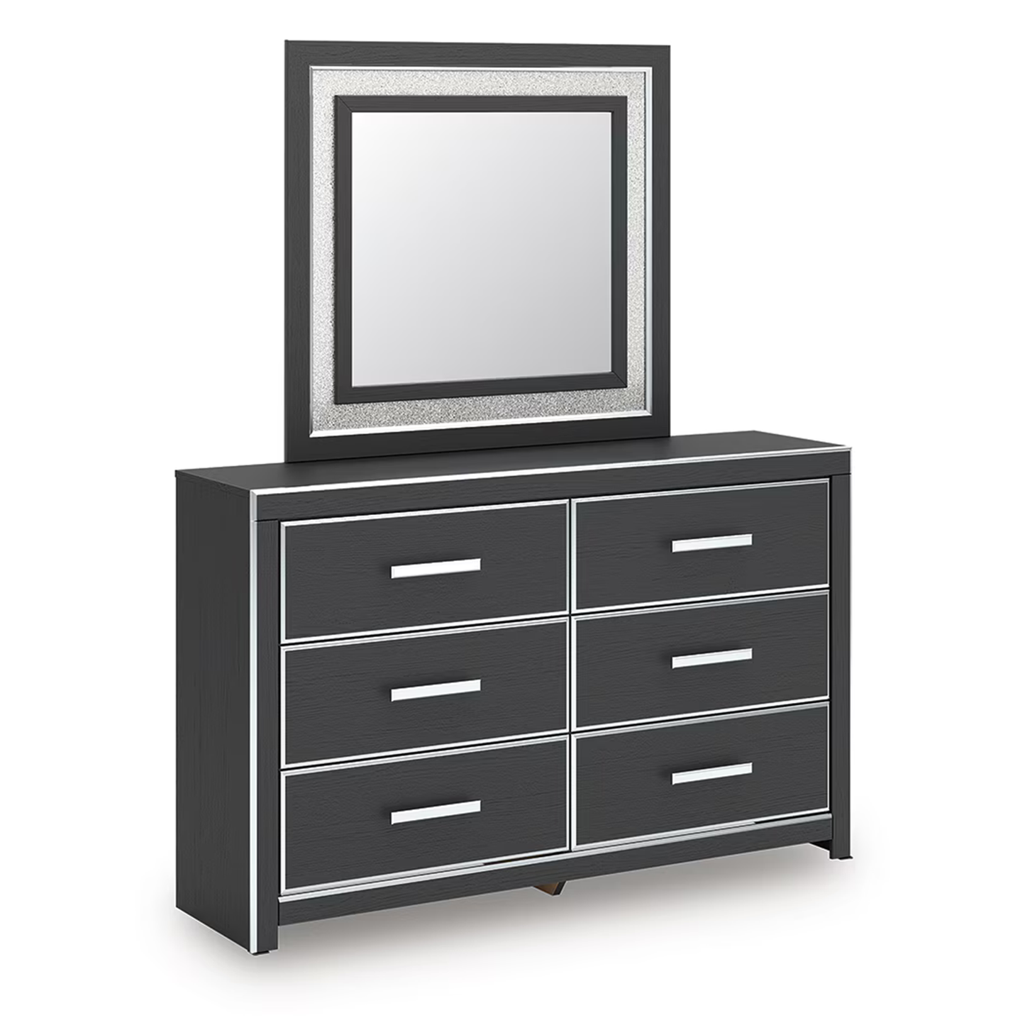 Zuraleus - Dresser And Mirror - Black