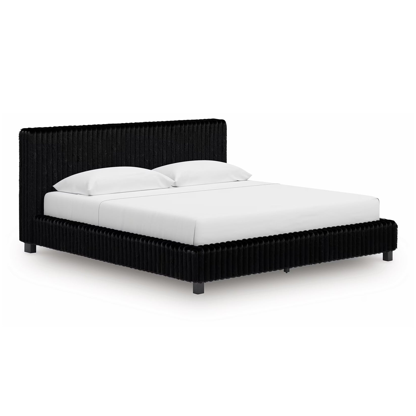帯付THE ALFEE KING’S NIGHT DREAM Zuraleus - King Upholstered Bed - Black – Furniture Warehouse Ohio