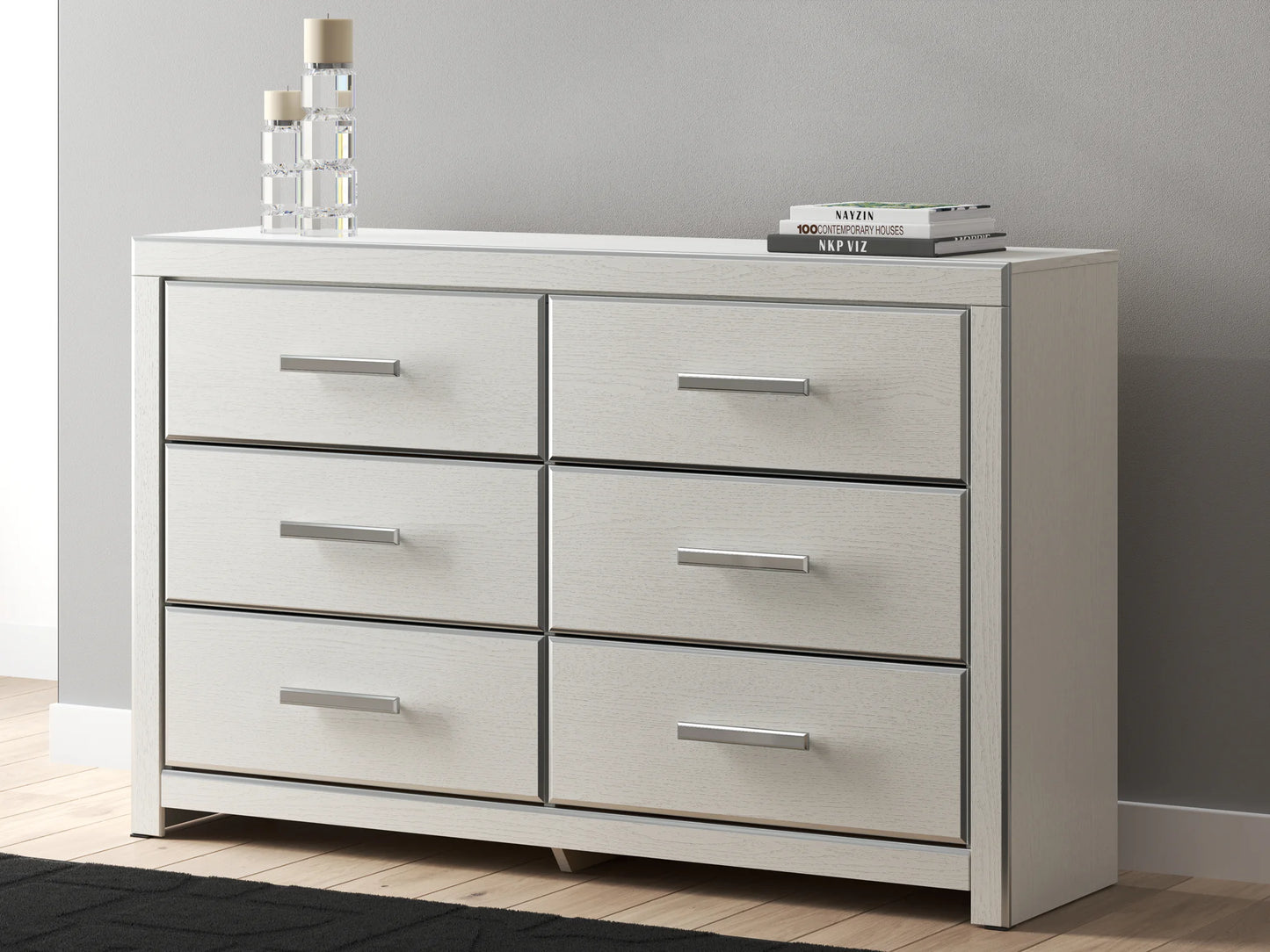 Zuraleus - Six Drawer Dresser - White