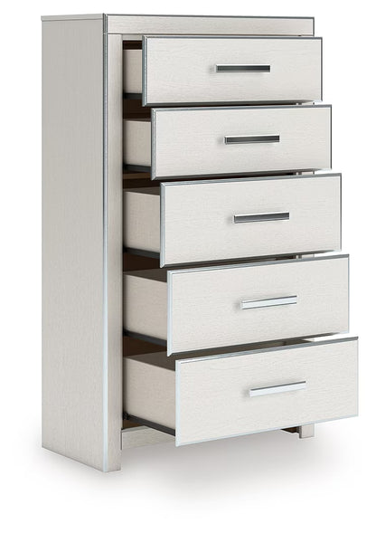 Zuraleus - Five Drawer Chest - White