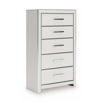 Zuraleus - Five Drawer Chest - White