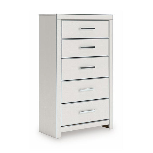 Zuraleus - Five Drawer Chest - White