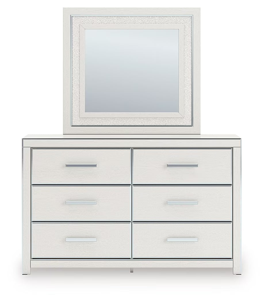 Zuraleus - Dresser And Mirror - White