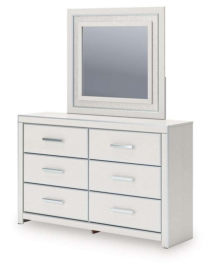 Zuraleus - Dresser And Mirror - White