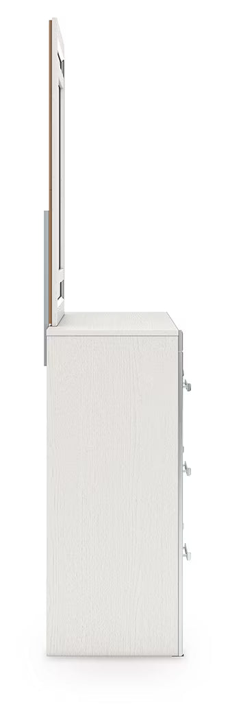 Zuraleus - Dresser And Mirror - White