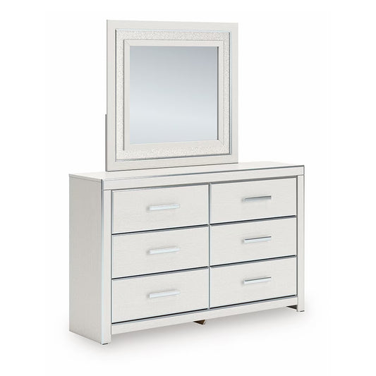 Zuraleus - Dresser And Mirror - White