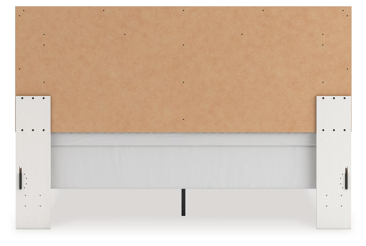 Zuraleus - King Upholstered Panel Bed - White