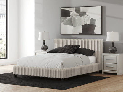 Zuraleus - Queen Upholstered Bed - White
