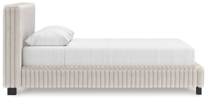 Zuraleus - Queen Upholstered Bed - White