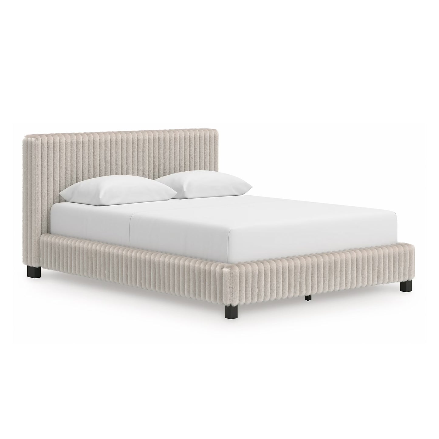 Zuraleus - Queen Upholstered Bed - White