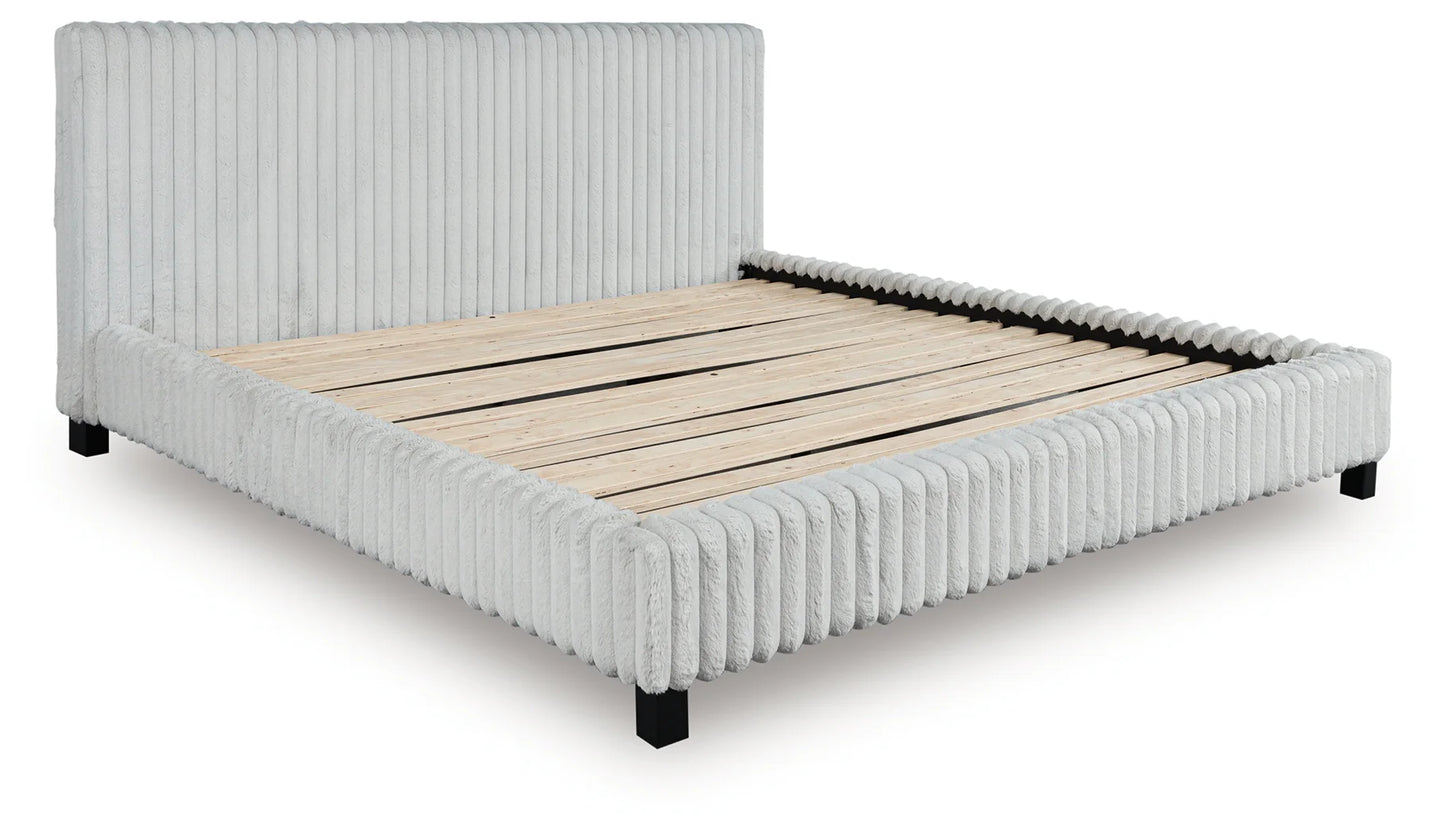 Zuraleus - White - California King Upholstered Bed