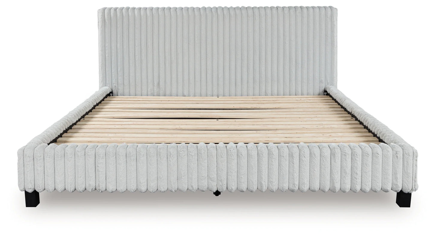 Zuraleus - White - California King Upholstered Bed