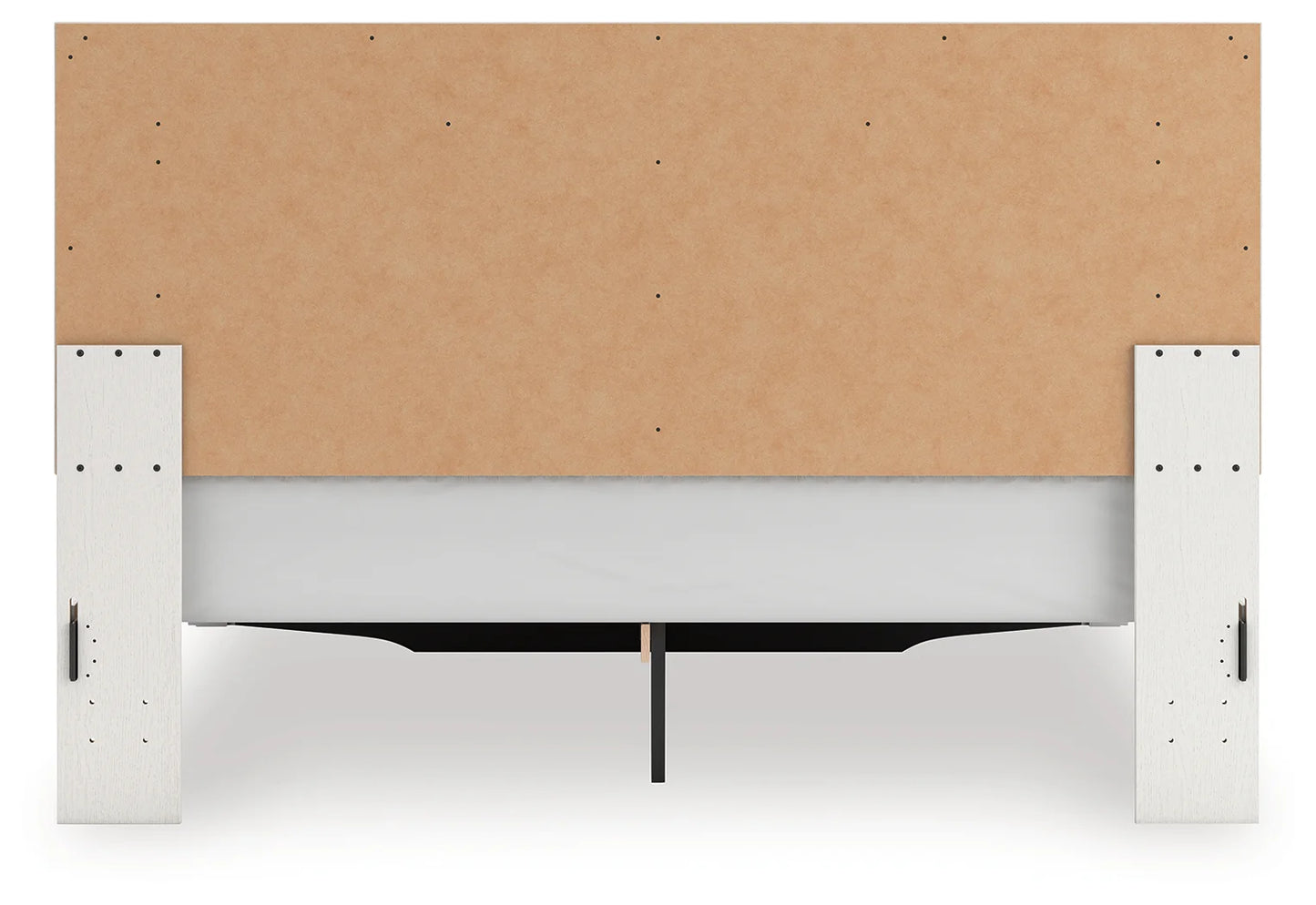 Zuraleus - King Upholstered Panel Platform Storage Bed - White