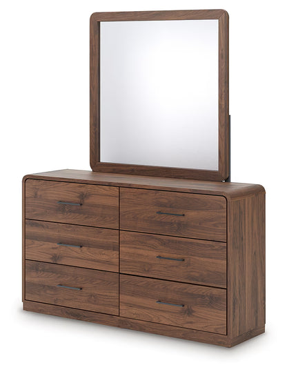 Fortlorn - Dresser And Mirror - Walnut Brown