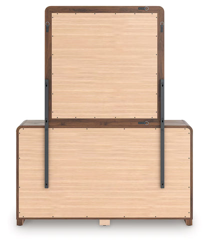 Fortlorn - Dresser And Mirror - Walnut Brown