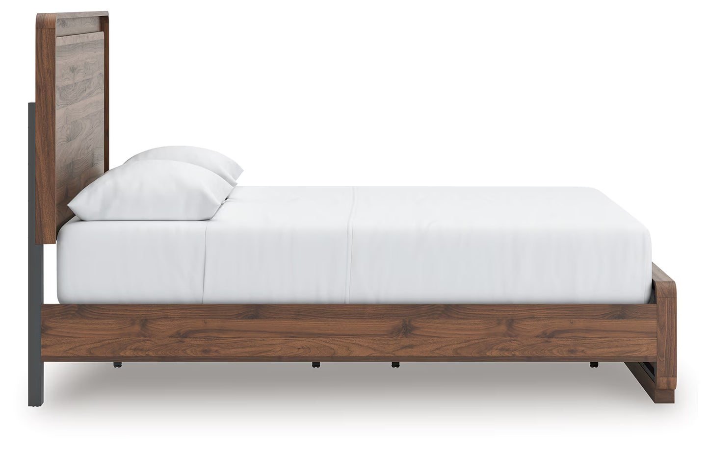 Fortlorn - Queen Panel Bed - Walnut Brown