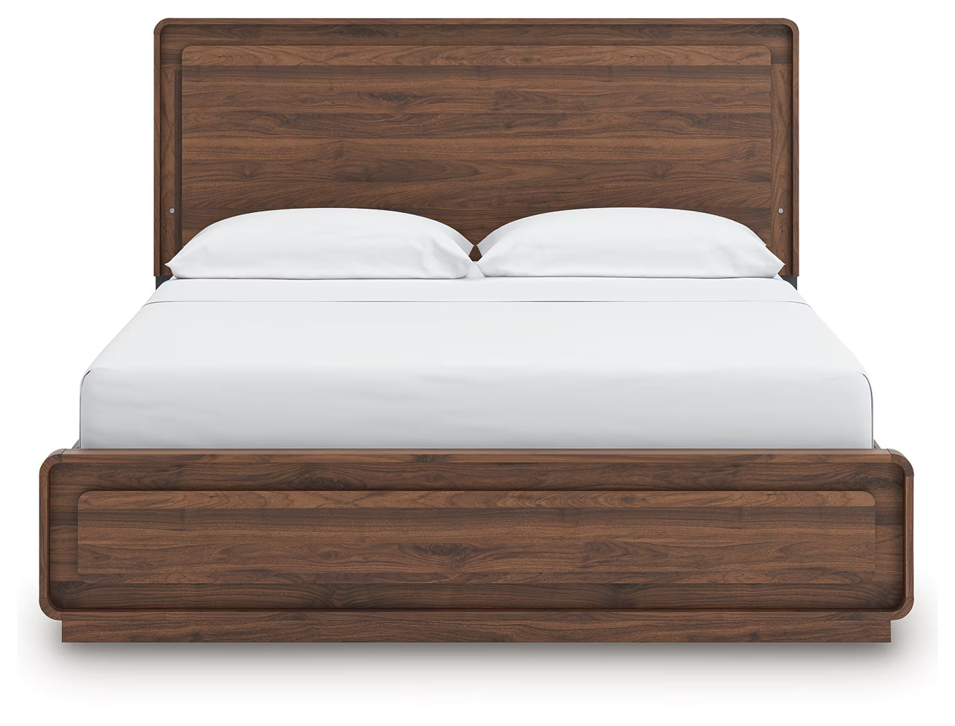 Fortlorn - California King Panel Bed - Walnut Brown