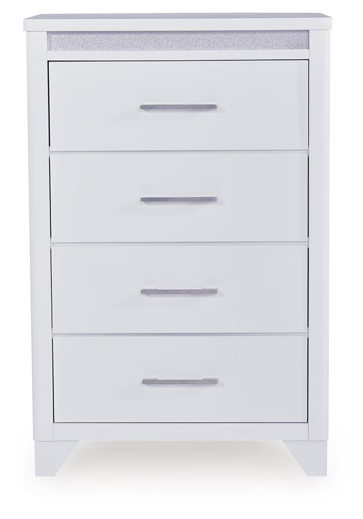 Jarlee - White - Four Drawer Chest