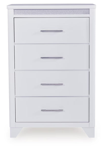 Jarlee - White - Four Drawer Chest
