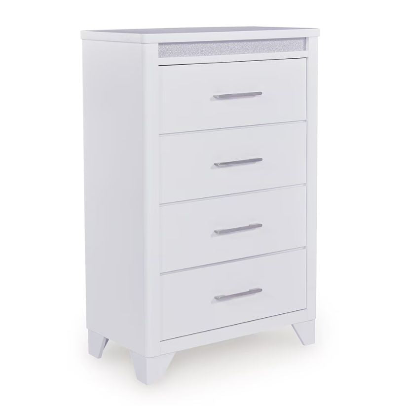 Jarlee - White - Four Drawer Chest