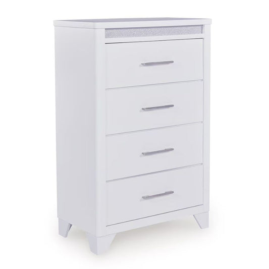 Jarlee - White - Four Drawer Chest