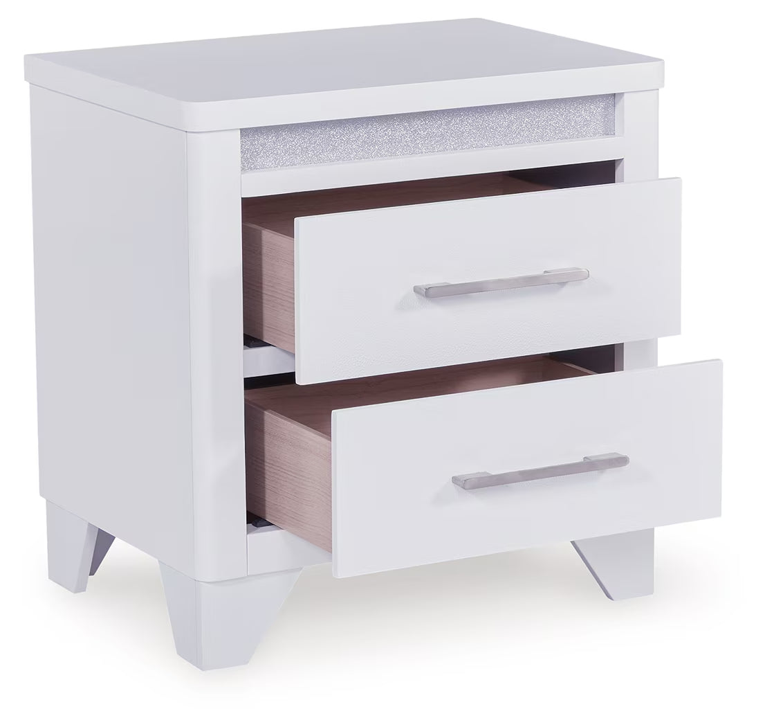 Jarlee - White - Two Drawer Night Stand