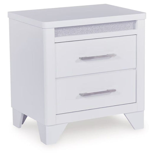 Jarlee - White - Two Drawer Night Stand
