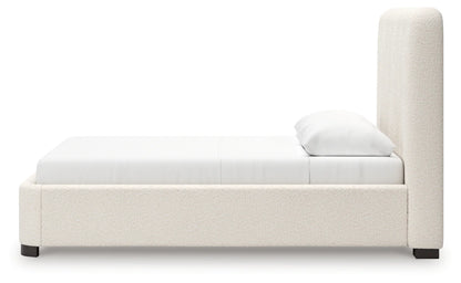 Brintstreet - Beige - Queen Upholstered Bed