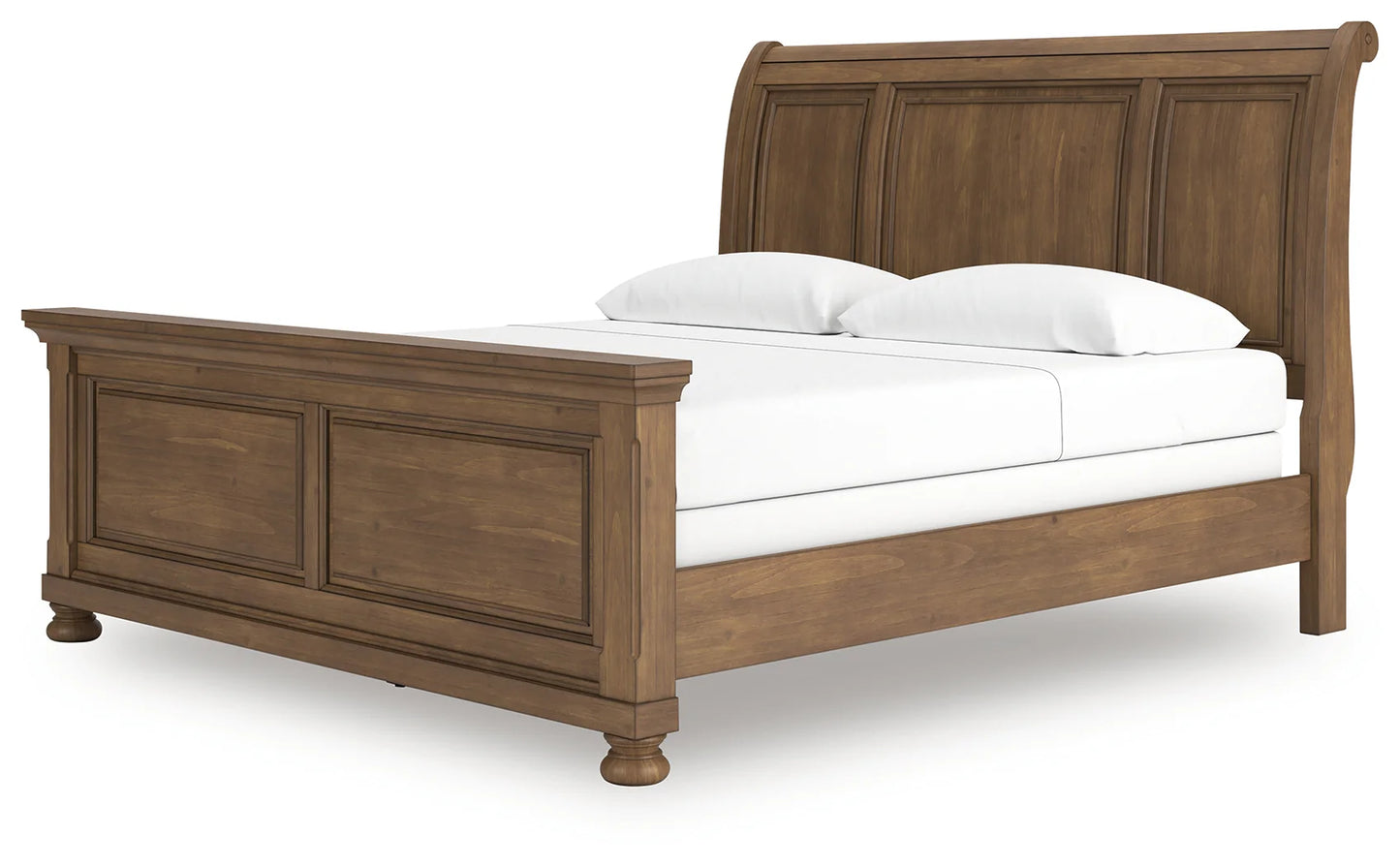Feddinger - Medium Brown - King Sleigh Bed
