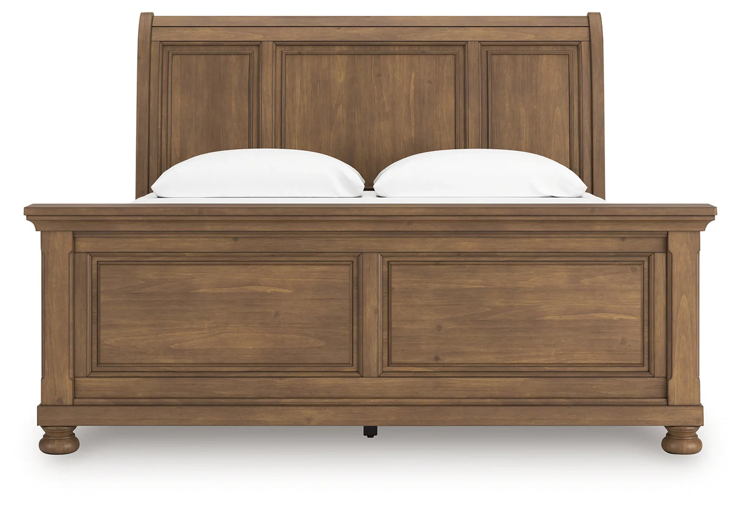 Feddinger - Medium Brown - King Sleigh Bed