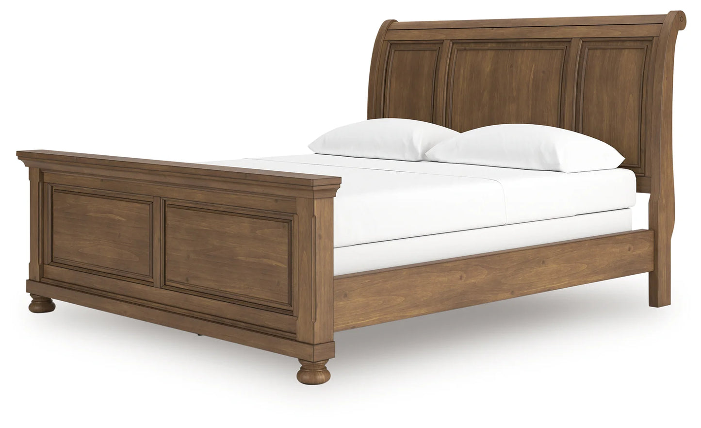 Feddinger - Medium Brown - California King Sleigh Bed