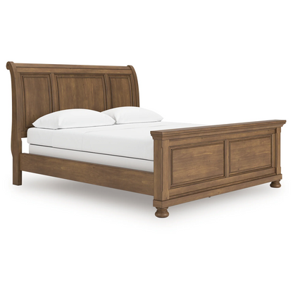 Feddinger - Medium Brown - California King Sleigh Bed