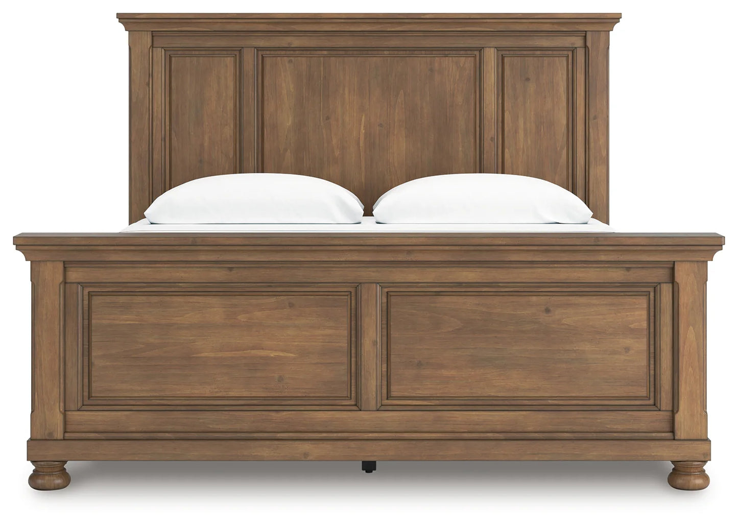 Feddinger - Medium Brown - King Panel Bed