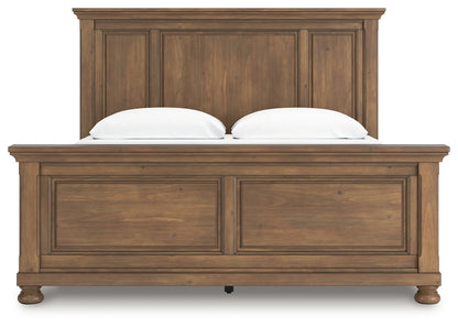 Feddinger - Medium Brown - King Panel Bed