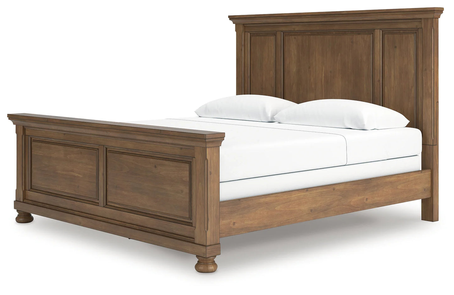 Feddinger - Medium Brown - King Panel Bed