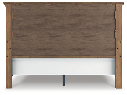 Feddinger - Medium Brown - King Panel Bed
