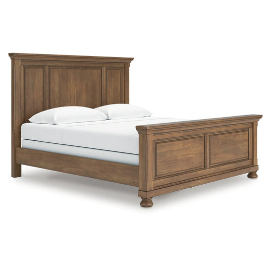Feddinger - Medium Brown - King Panel Bed
