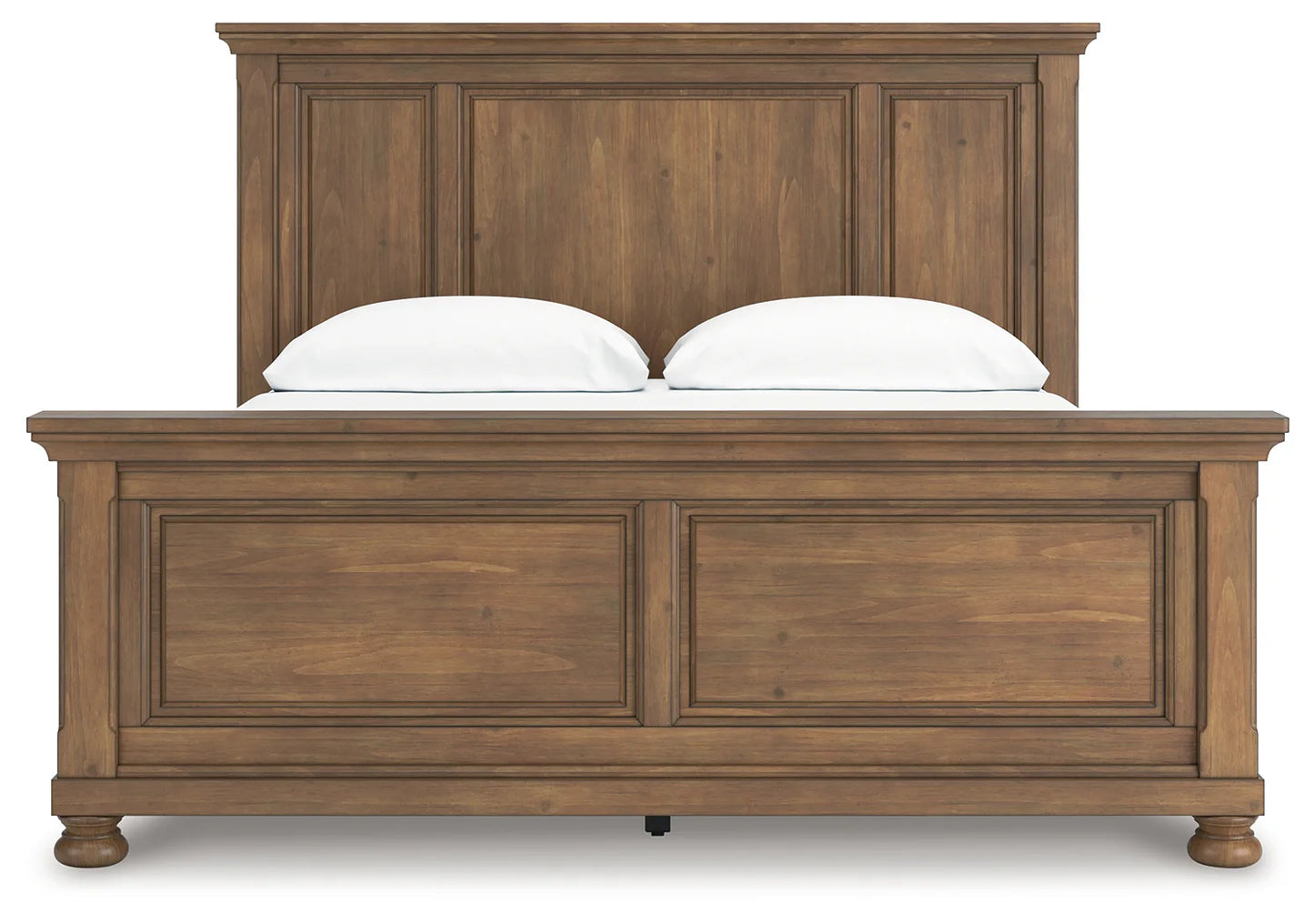 Feddinger - Medium Brown - California King Panel Bed