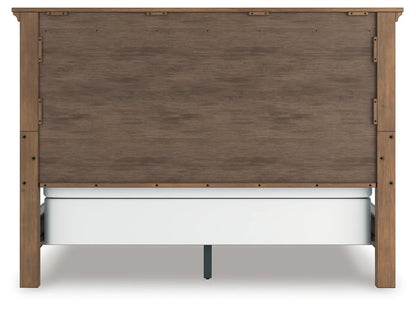 Feddinger - Medium Brown - California King Panel Bed