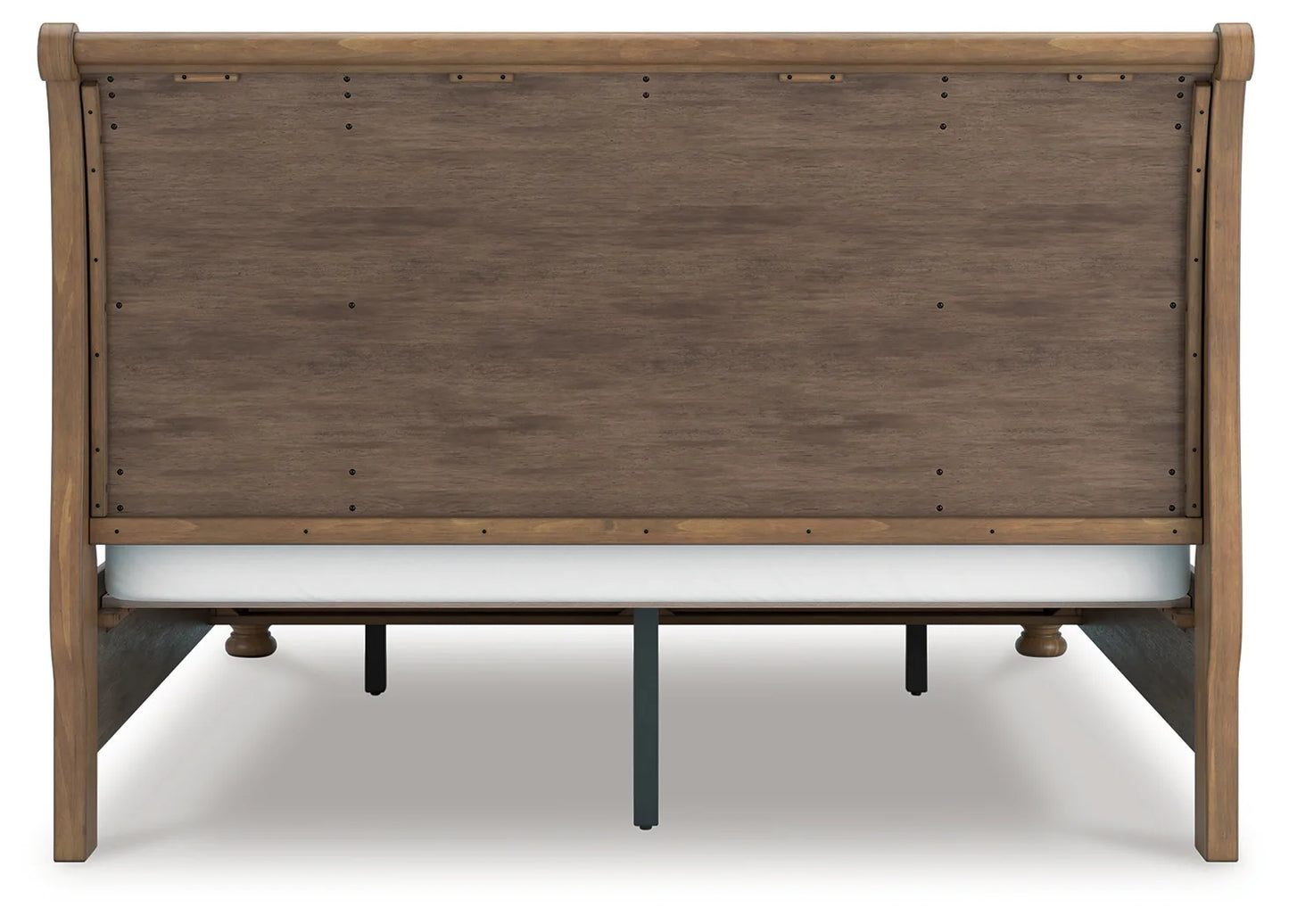 Feddinger - Medium Brown - King Storage Sleigh Bed