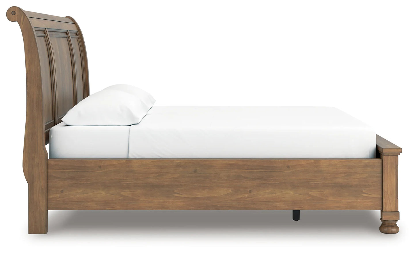 Feddinger - Medium Brown - California King Storage Sleigh Bed